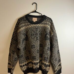 Woolrich Men's XL Fair Isle Knit Sweater